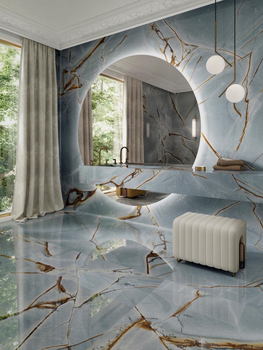 Керамогранит PORCELANOSA XLIGHT BLUE ROMA POLISHED 120х270 G-2505