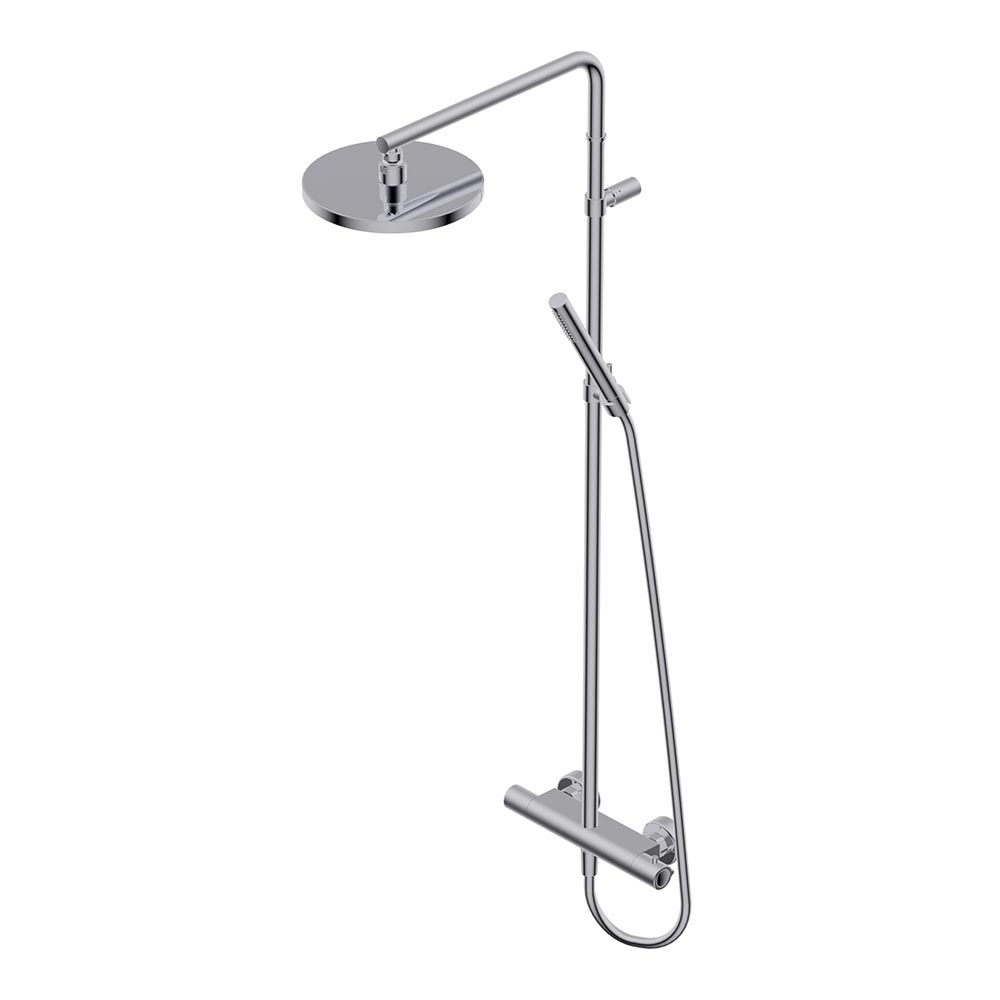 Ritmonio 7ADN207IX Shower column sets Душевая стойка, настенная IX BRUSHED