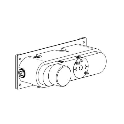 Carimali W5101 Встраиваемая часть термостатического смесителя на 3 выхода G 1/2’’