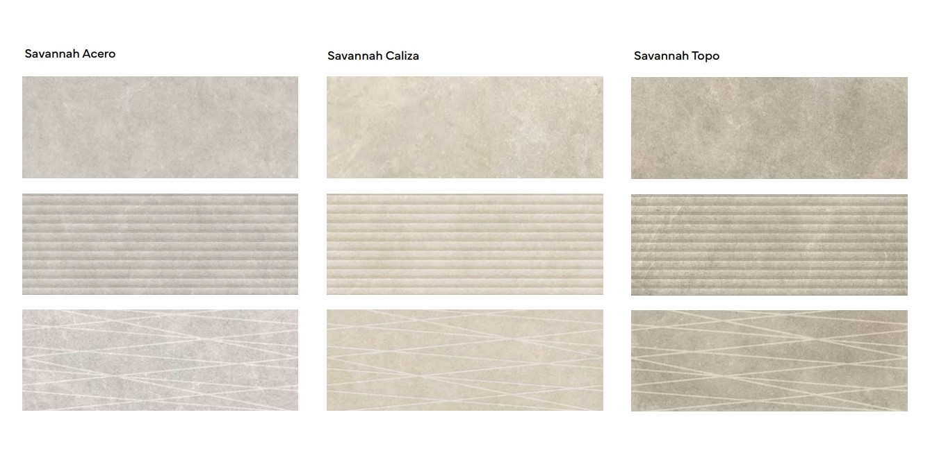 Керамическая плитка  PORCELANOSA SAVANNAH CALIZA DECO 59.6х150 G-278