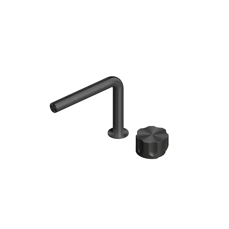 QuadroDesign MODO 1731TON Смеситель для раковины на 2 отверстия из столешницы, цвет Black Gold