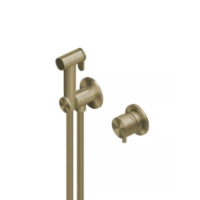 QuadroDesign Душевая программа ID023.00OC Гигиенический душ со смесителем, цвет Light Gold