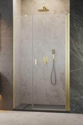 Nes Brushed Gold DWS I 90 Right Brushed Gold/прозр.