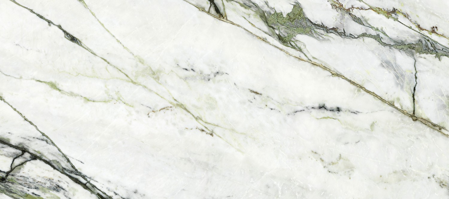 Керамогранит PORCELANOSA XLIGHT CALACATTA GREEN POLISHED 120х270x0.6 G-2505