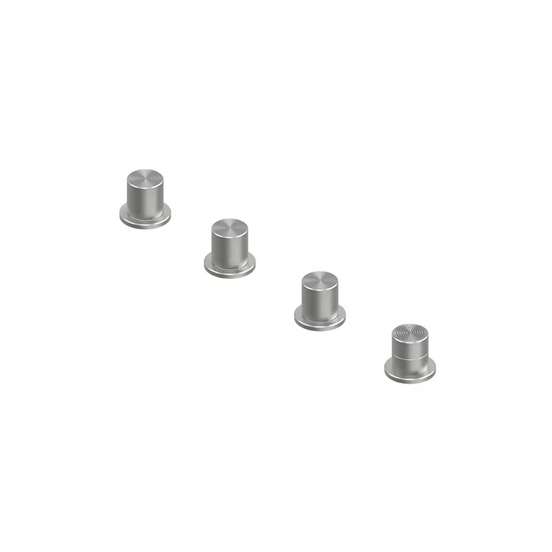 QuadroDesign HUM 2497AS Смеситель на борт ванны без излива, цвет Brushed Stainless Steel
