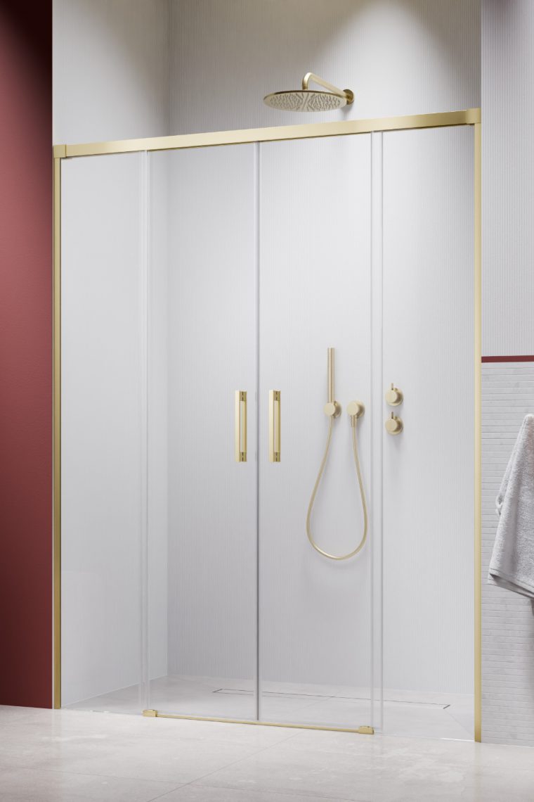 Idea DWD 160 Brushed Light Gold/прозрачное