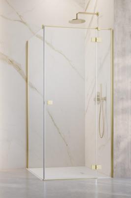 Essenza KDJ Door 90 Right Brushed Light Gold/прозрачное