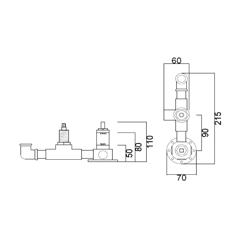 ZC ZC0D2518GR.C ZC0 Встраиваемая часть на 2 потребителя