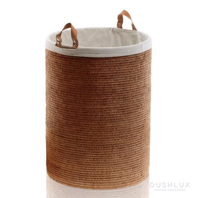 Decor Walther Basket SPA Корзина для белья с ручками 50x70см, цвет: ротанг темный