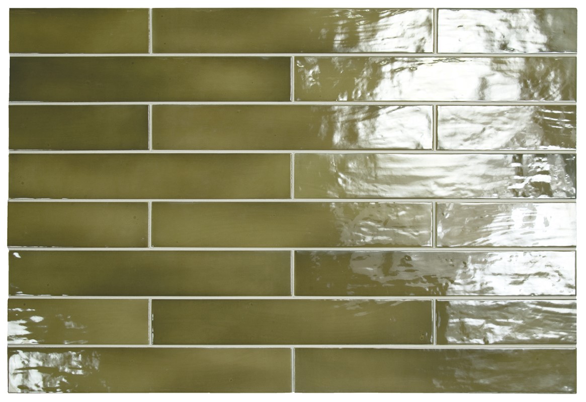 Керамическая плитка  EQUIPE MANACOR BASIL GREEN 6.5х40 EQ-5