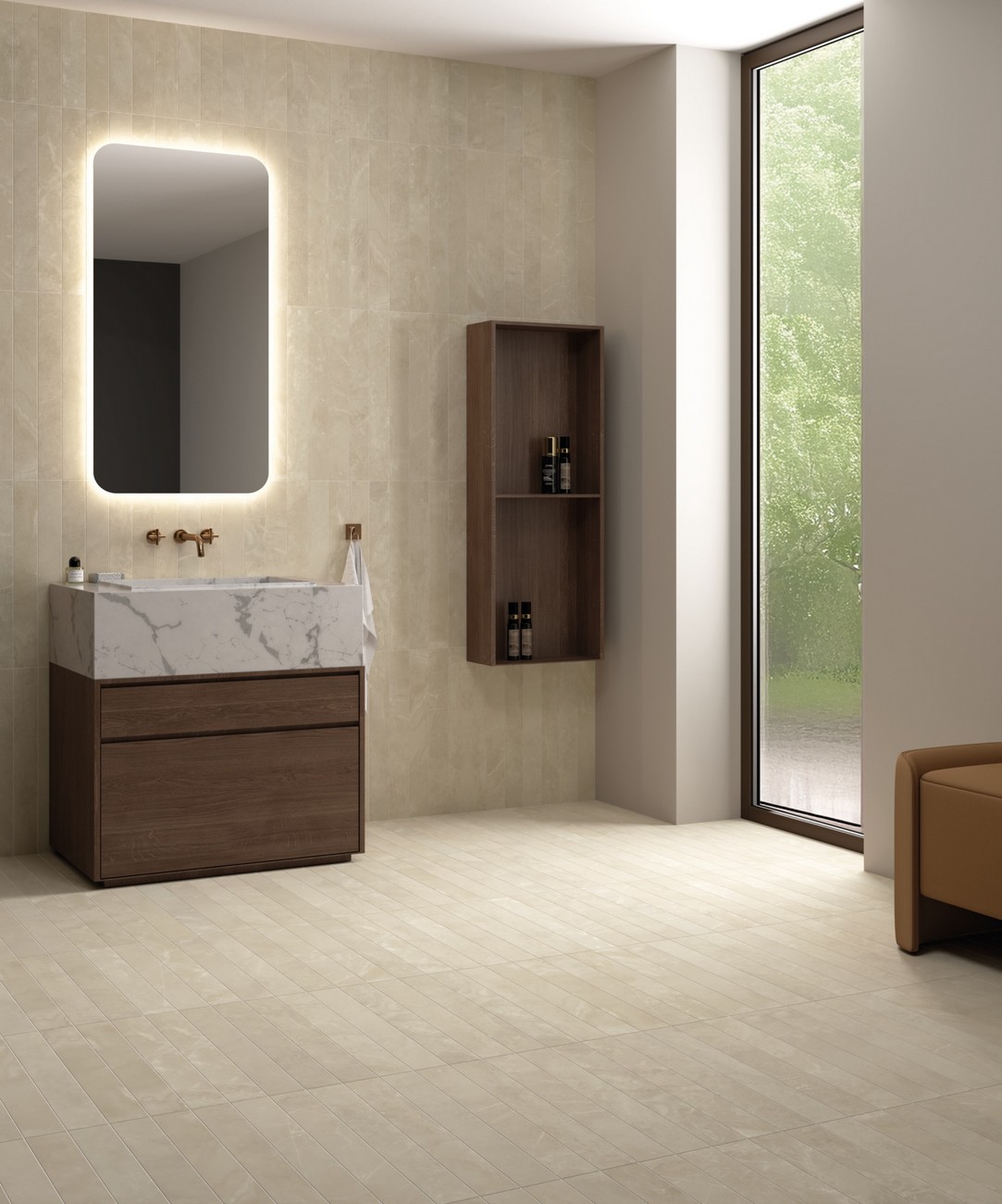 Керамогранит EQUIPE MARMORIS TAUPE 7.5х60 EQ-5