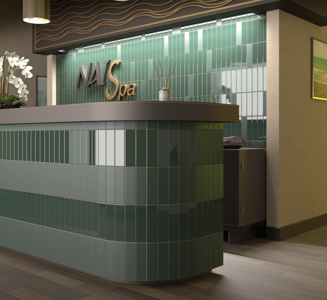 Керамическая плитка  EQUIPE COSTA NOVA LAUREL GREEN MATT 5х20 EQ-3
