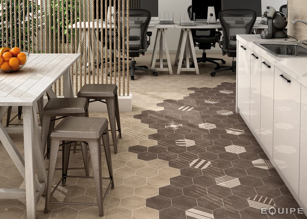 Керамогранит EQUIPE HEXATILE CEMENT MUD 17.5х20 EQ-3