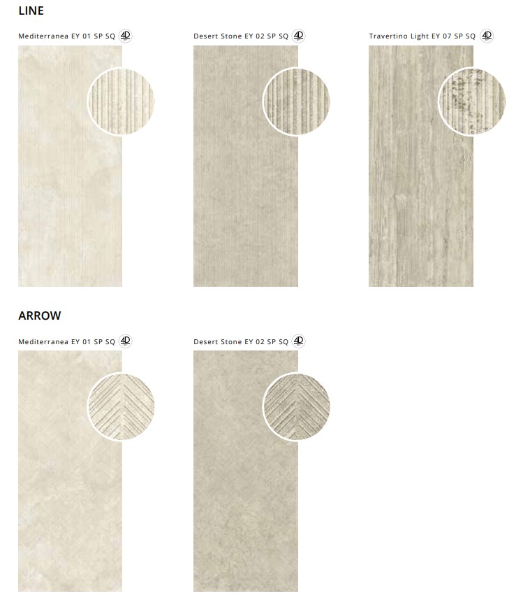Керамогранит слэб MIRAGE TRAVERTINO LIGHT EY 07 LINE SP SQ 120х278x6 (Италия)