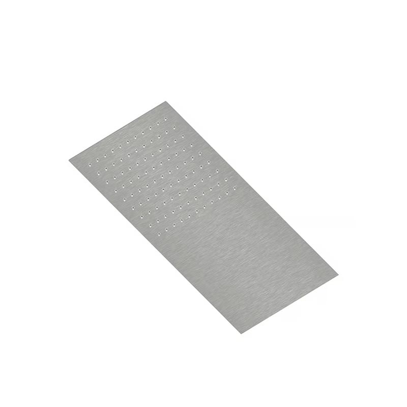 QuadroDesign Душевая программа SF035AS Верхний душ с эффектом дождя, цвет Brushed Stainless Steel