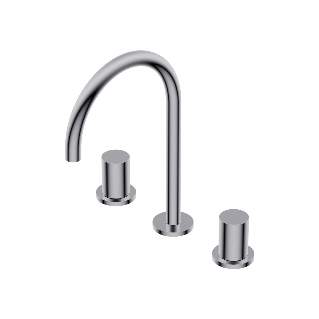 Ritmonio PR52AE202IX Diametro35 S Смеситель на 3 отв. для раковины IX BRUSHED
