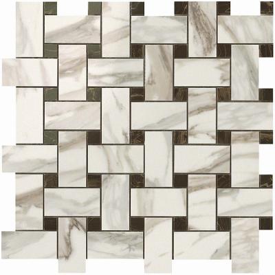 S.M. Calacatta Gold Twist Mosaic 30,5x30,5/S.M. Калакатта Голд Моз Твист 30,5x30,5