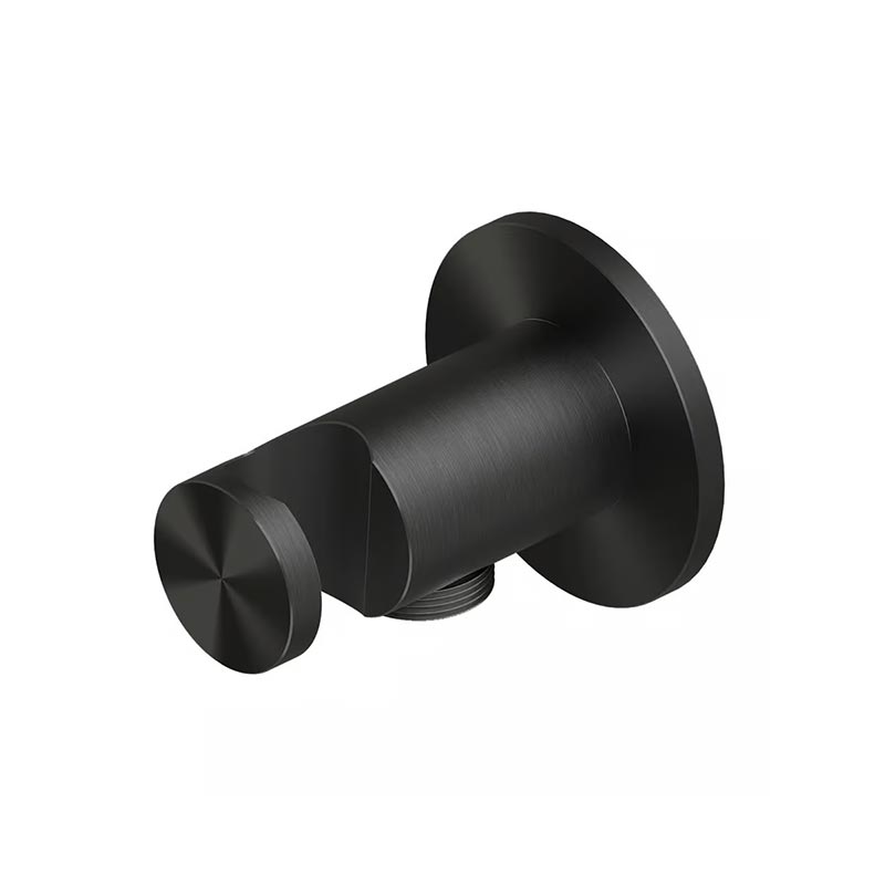 QuadroDesign Душевая программа 207.10ON Держатель ручного душа с выпуском, цвет Black Gold