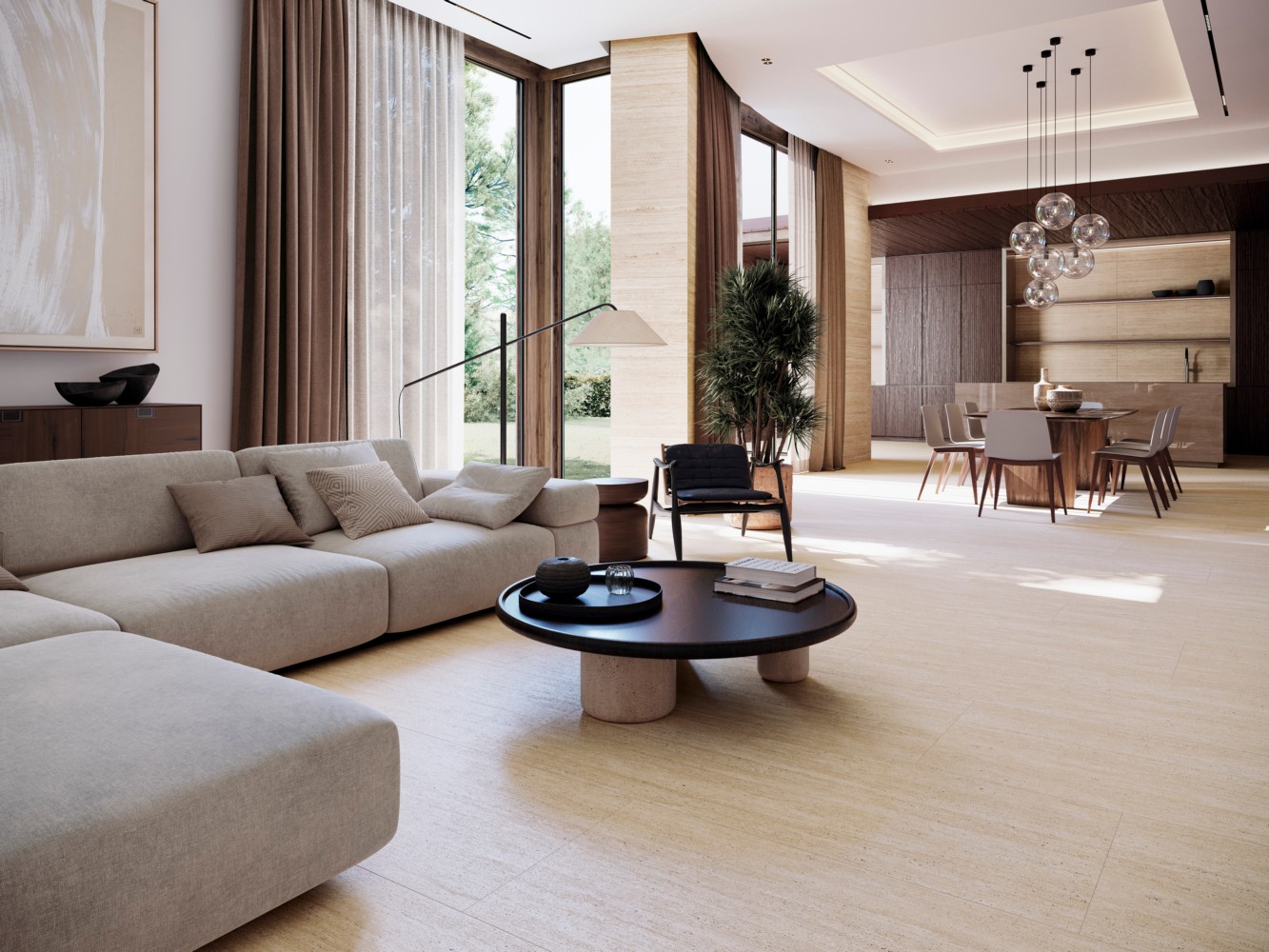 Керамогранит PORCELANOSA TARANTO MARFIL L 59.6х120 G-369