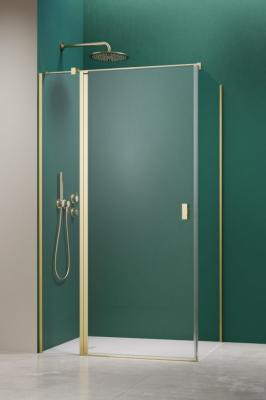 Nes KDJ II Door 120 Right Brushed Light Gold/прозрачное