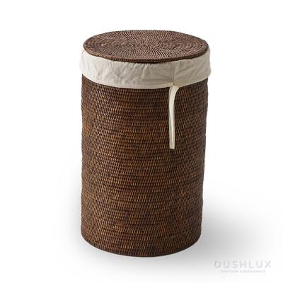 Decor Walther Basket Корзина для белья, напольная, цвет: ротанг темный