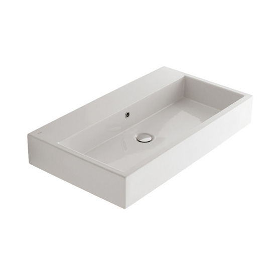 GLOBO SCQ91BI/1 Раковина подвесная/для установки на столешницу STONE, размер 90x50 см, креплени