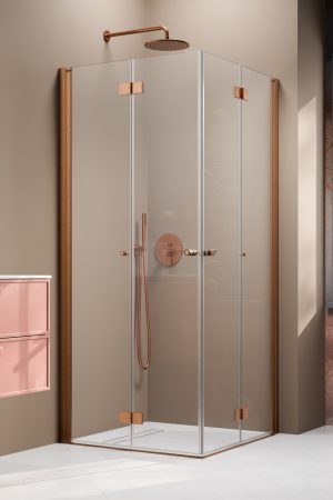 Nes Brushed Copper KDD-B 80 Left прозрачное