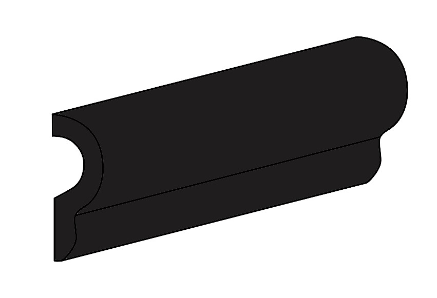 Керамическая плитка  EQUIPE EVOLUTION LONDON NEGRO 5х20 EQ-21