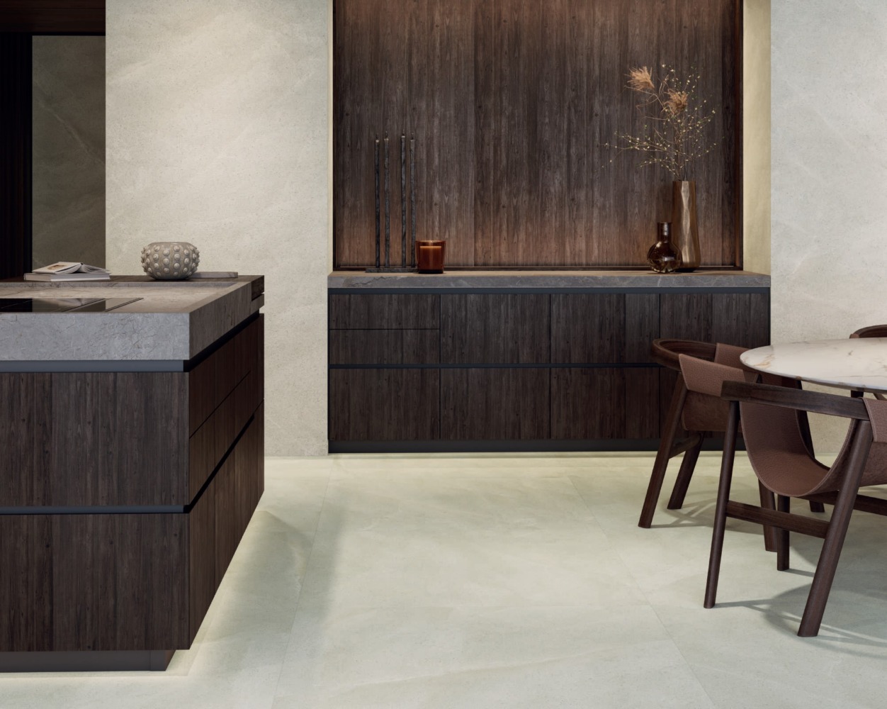 Керамогранит PORCELANOSA XLIGHT LIMESTONE BONE NATURE 120х270x0.6 G-2501