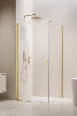 Nes KDJ I Door 100 Right Brushed Light Gold/прозрачное