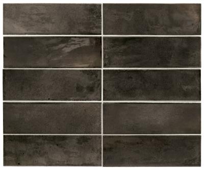 Керамическая плитка  EQUIPE HANOI BLACK ASH 6.5х20 EQ-3