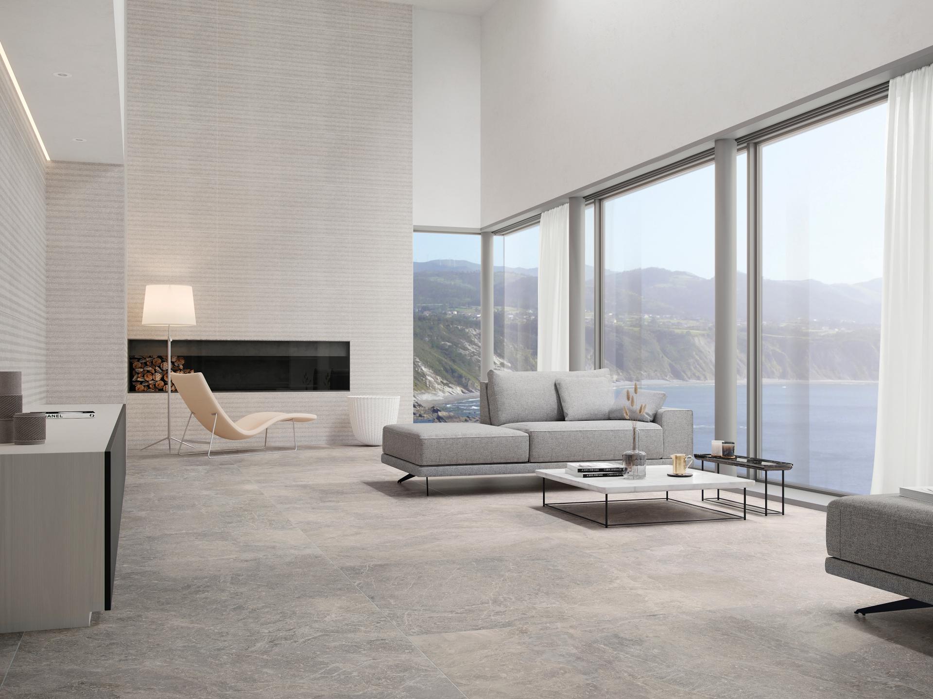 Керамическая плитка  PORCELANOSA NOIR SPIGA CALIZA 45х120 G-274