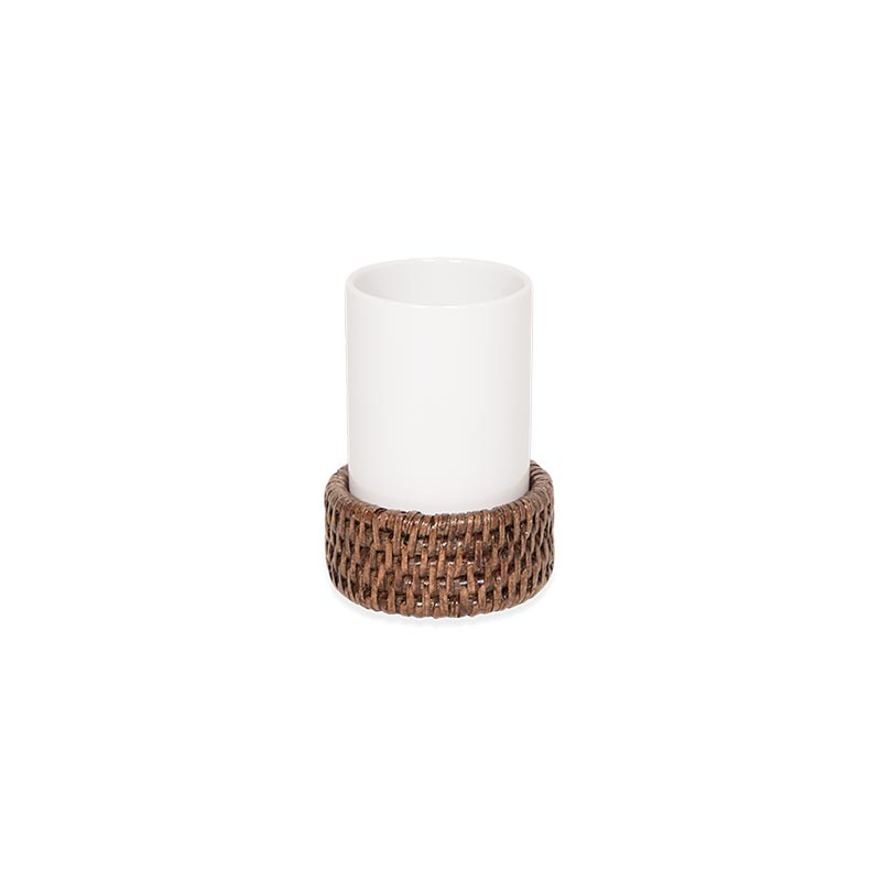 Decor Walther 0936392 BASKET SMB Стакан Ротанг темный
