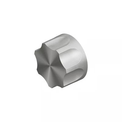 QuadroDesign MODO 1764AS Переключатель из стены на 2 потребителя, цвет Brushed Stainless Steel