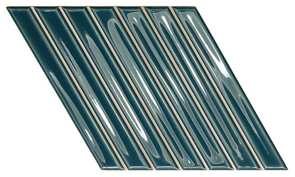 Керамическая плитка Spike Bars A Peacock Blue 15x25.9 от WOW (Испания)
