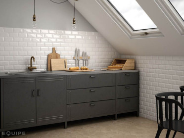 Керамическая плитка METRO LIGTH GREY 7.5x15 от Equipe Ceramicas (Испания)