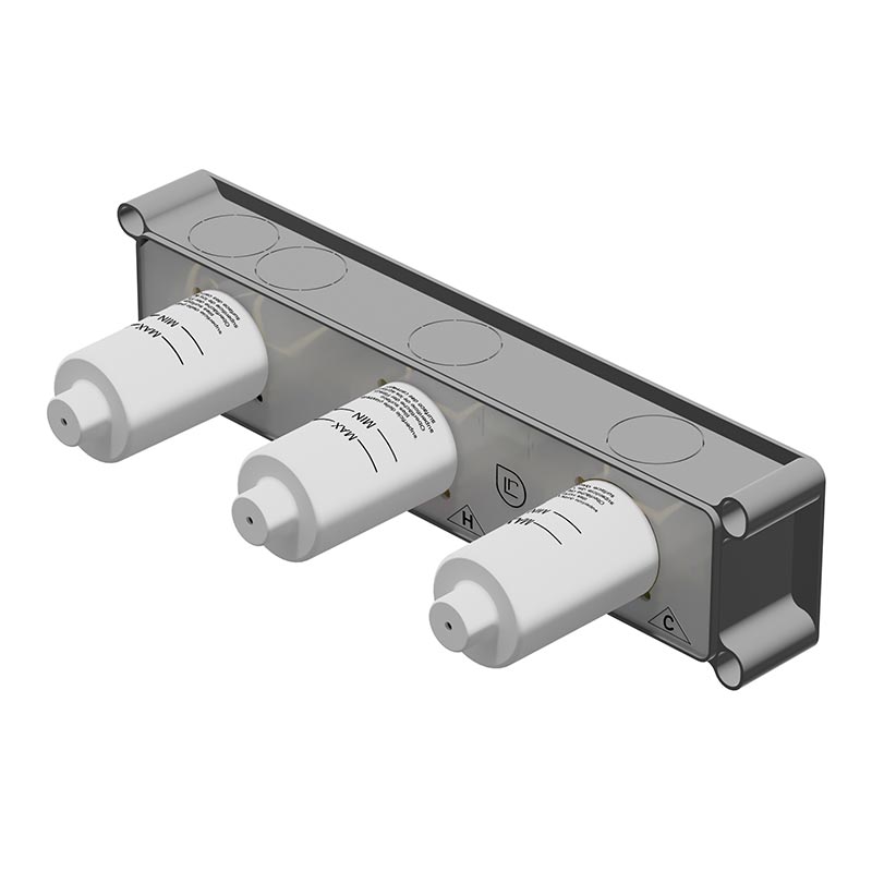 Ritmonio PM0000G Встраиваемая часть для смесителя на 3 отверстия для раковины