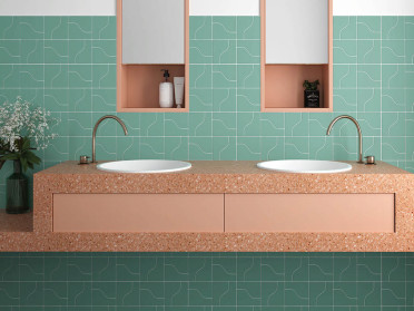 Керамическая плитка CURVE GARDEN GREEN (28850) 8.3x12 от Equipe Ceramicas (Испания)