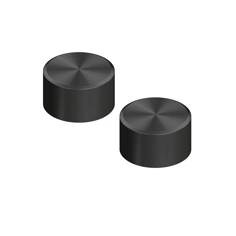 QuadroDesign STEREO 1651VON Группа запорных вентилей из столешницы (горячая и холодная), цвет Black Gold