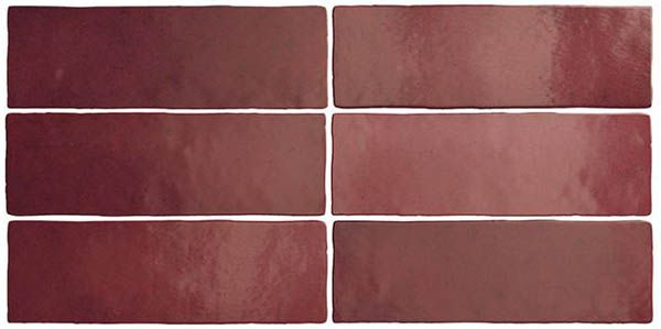 Керамическая плитка MAGMA Burgundy (24967) 6.5x20 от Equipe Ceramicas (Испания)
