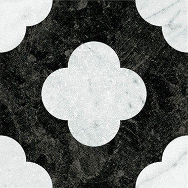 Керамогранит Dandy Pin Black_White (4101200) 18.6x18.6 от 41ZERO42 (Италия)