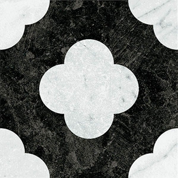 Керамогранит Dandy Pin Black_White (4101200) 18.6x18.6 от 41ZERO42 (Италия)