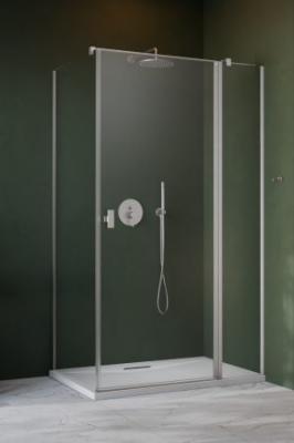 Nes Brushed Nickel KDJ II Door 120 Right прозрачное