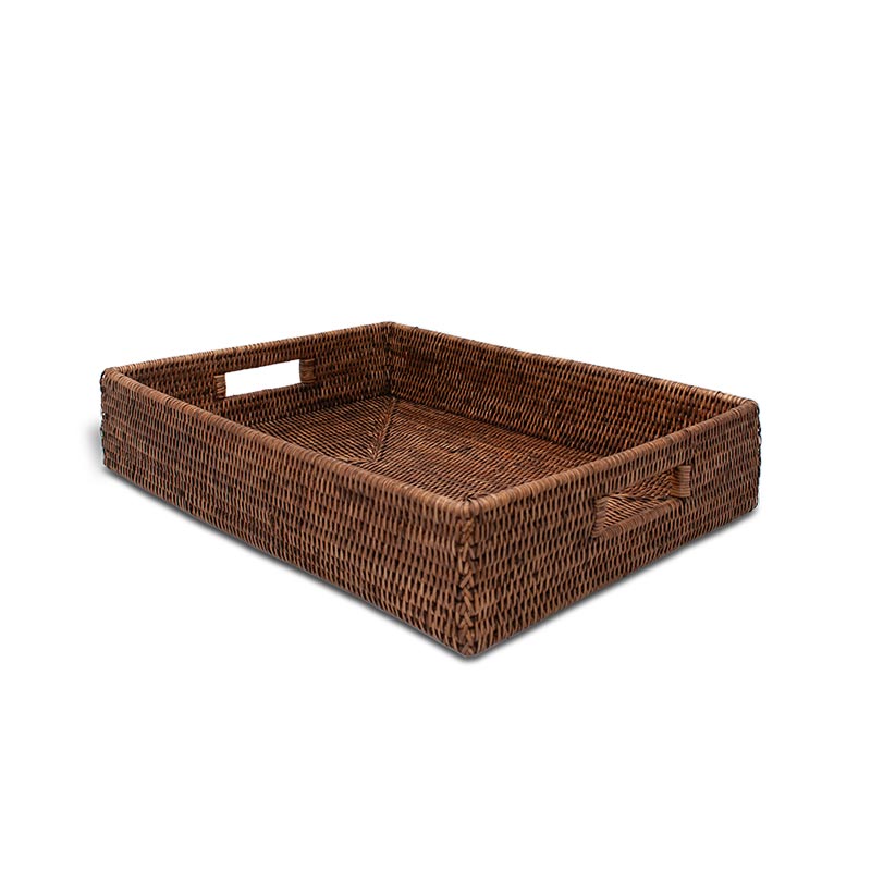 Decor Walther 0939692 BASKET TRAY Поднос Ротанг темный