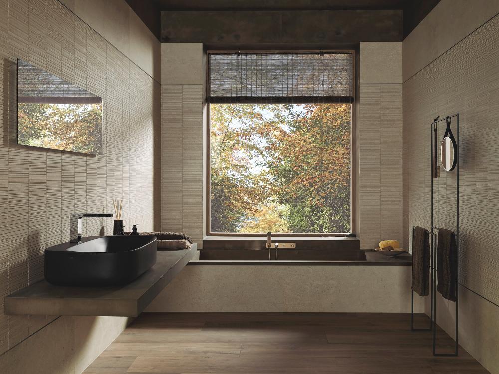 Керамическая плитка  PORCELANOSA BERNA CALIZA STRIPE 45х120 G-274