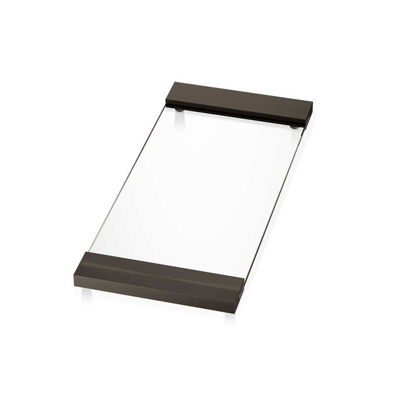 ™ Decor Walther 0848817 TAB 37 Поднос Темная бронза / Прозрачное стекло