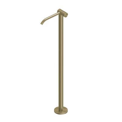 QuadroDesign HUM 2405TOC Смеситель для раковины напольный, цвет Light Gold