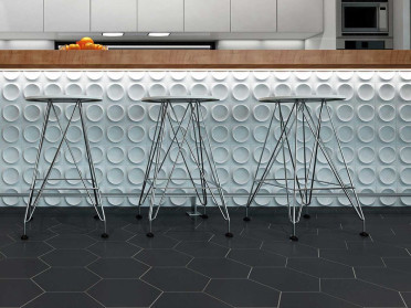 Керамогранит TRAPEZIUM FLOOR R9 ICE WHITE MATT (113854) 9.8x23 от WOW (Испания)