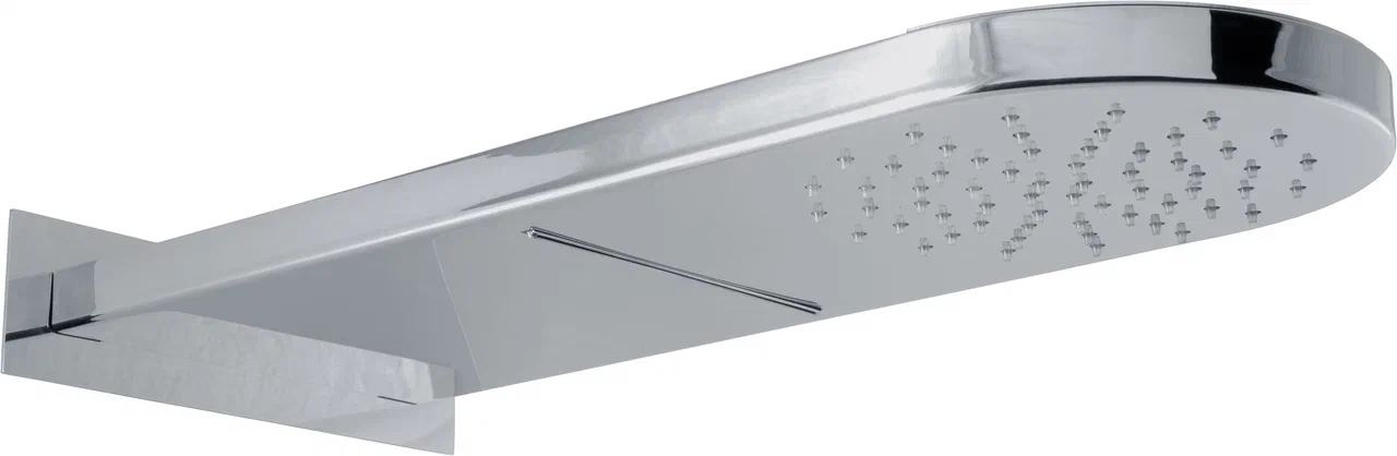 Верхний душ настенный с каскадом и ливнем 500*240 мм Vetta Rubinetterie DR DR245006-M005