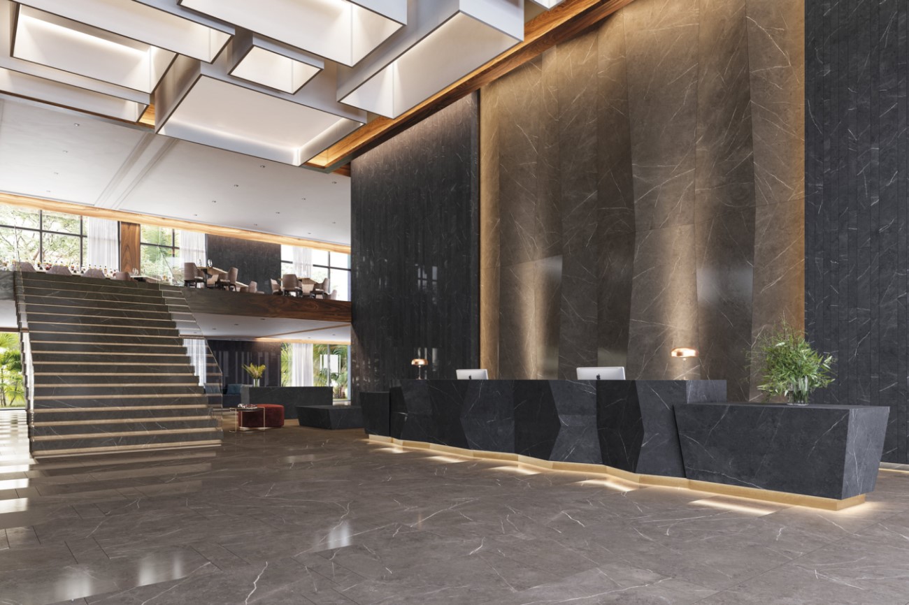 Керамогранит PORCELANOSA XLIGHT LIEM DARK POLISHED 120х120x6 G-2530